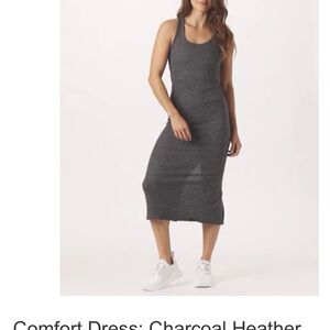 Glyder Gray Sleeveless Sheath Maxi Dress